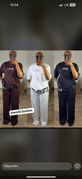 Complet pantalon et t-shirt