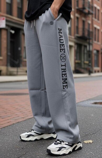 Pantalon de jogging gris tendance