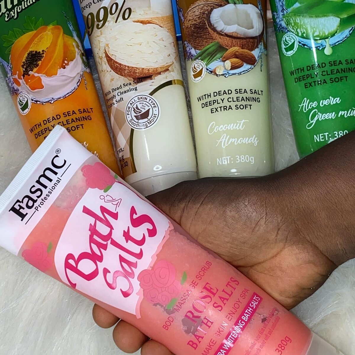 Gommage au sel exfoliant