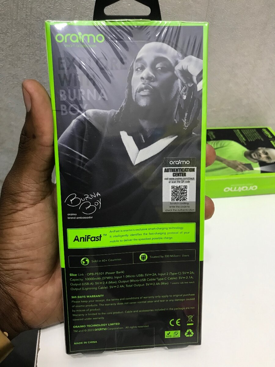 Oraimo powerbanks