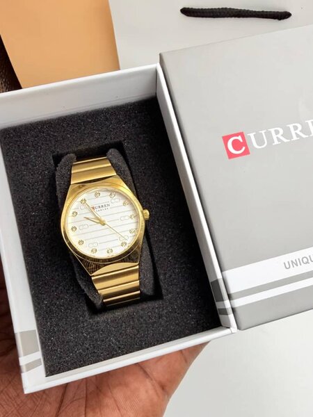 Montre Dorée Elegant Homme