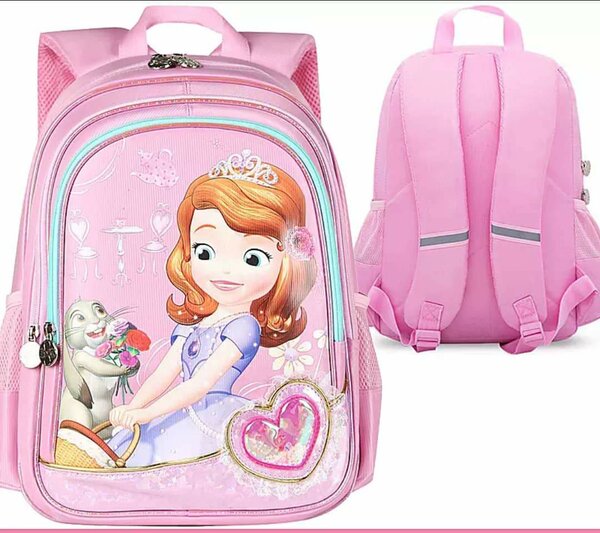 Sac à dos princesse rose fille