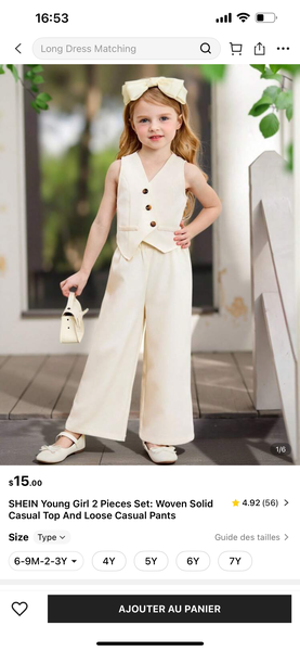 Ensemble chic pour fille