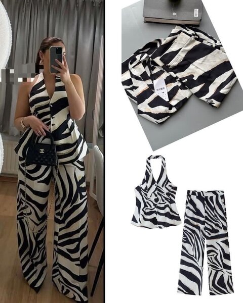 Ensemble élégant pantalon et haut