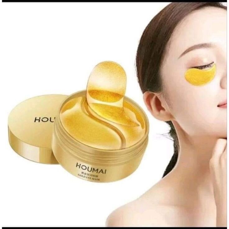 Gold eye mask