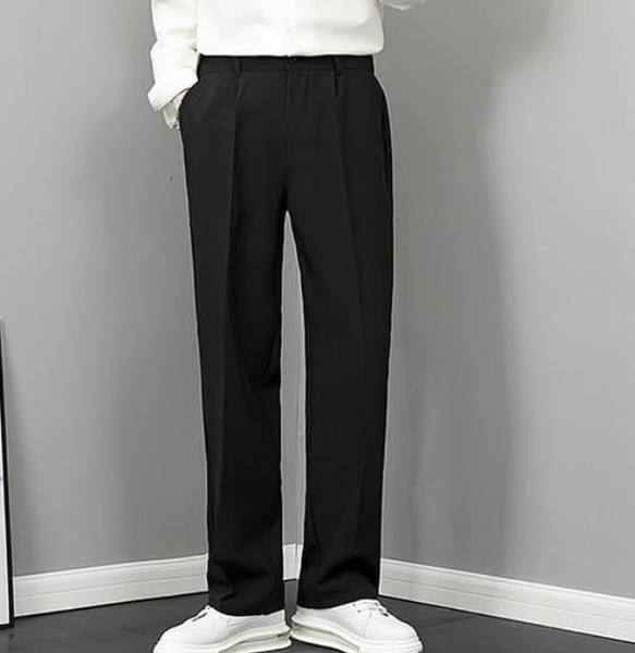 Широкие брюки черные