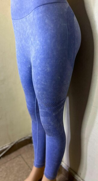 Leggings femme bleu confortables