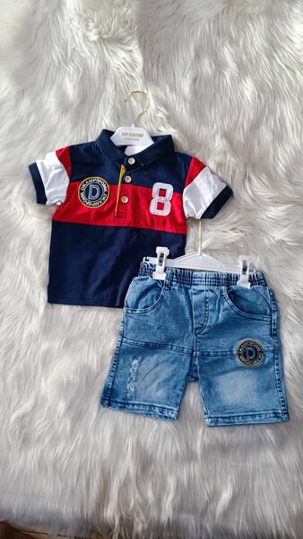 Lascot with jeans short