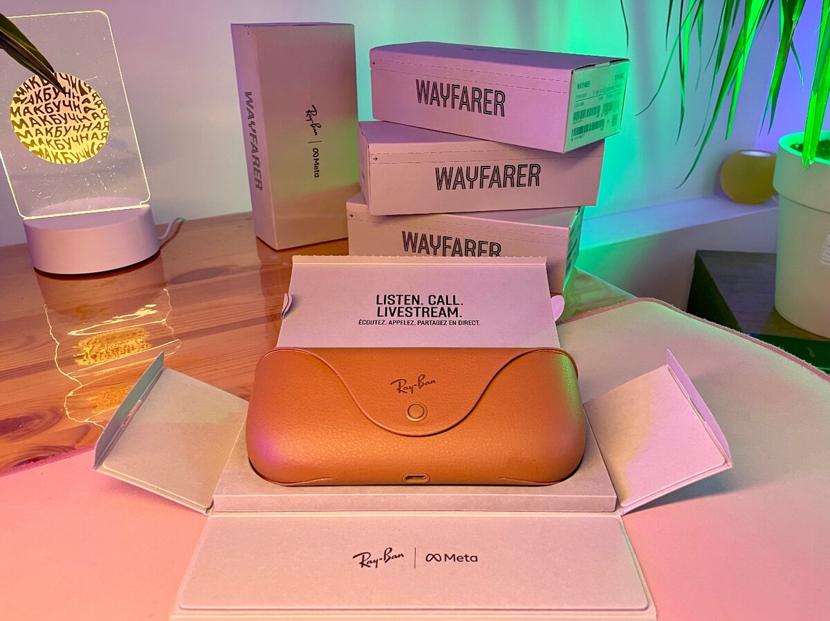 Умные очки Ray-Ban Meta Wayfarer последнего поколения