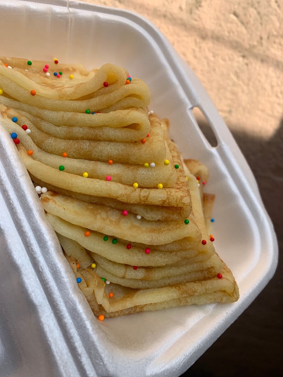 Crêpes moelleuses aux perles