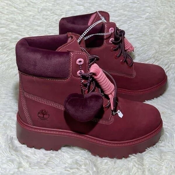 Bottes Timberland Femme Rouge