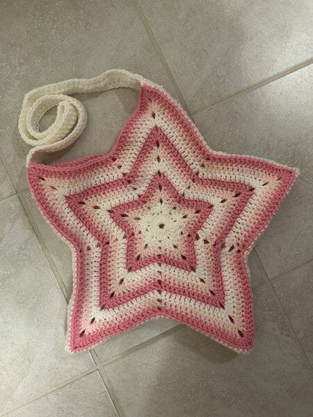 Sac étoile crochet