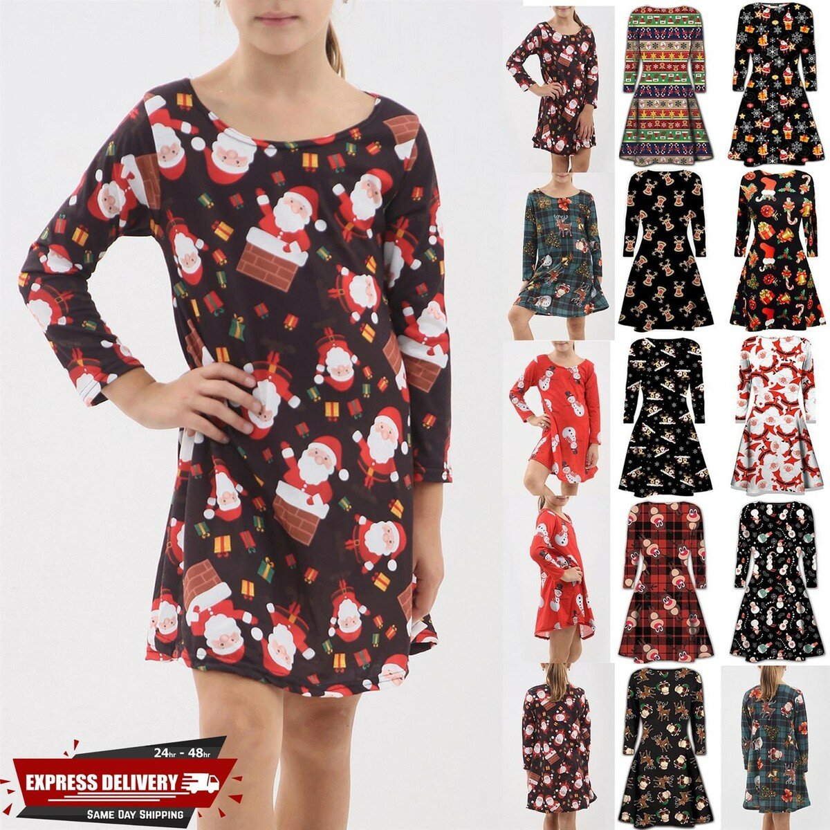 Robe de Noël pour fille