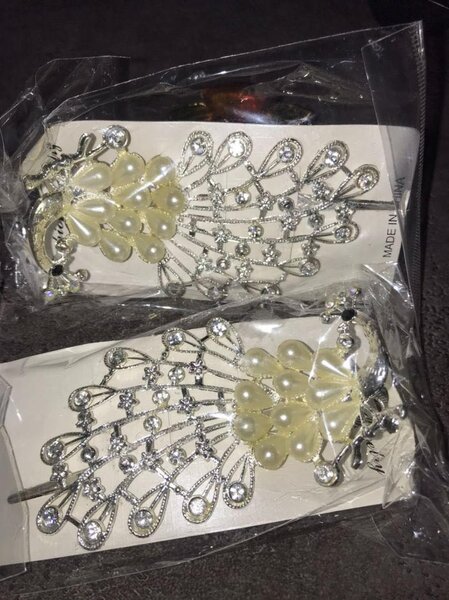 Épingles à cheveux en strass pour mariage