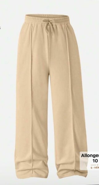 Pantalon beige en molleton
