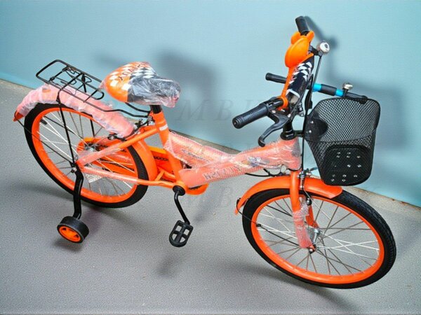 Vélo enfant orange 16 pouces