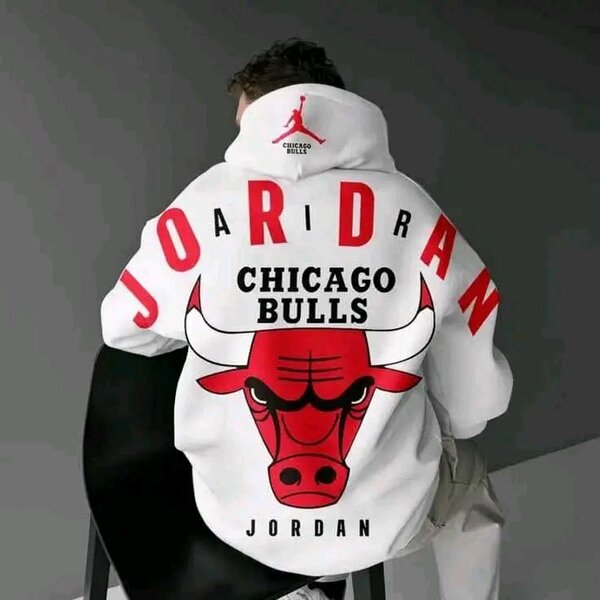 Sweat à capuche Chicago Bulls Jordan rouge