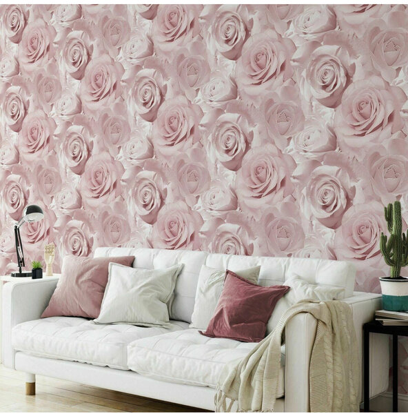 Papier peint Roses Romantiques