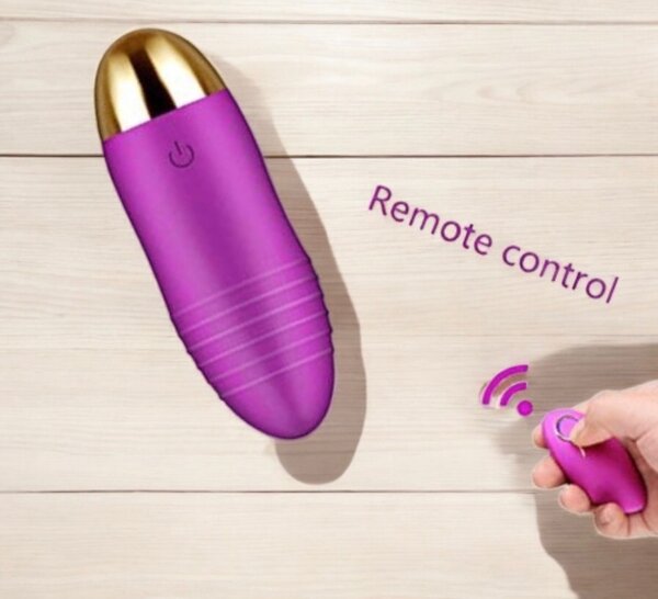 Vibromasseur télécommandé compact