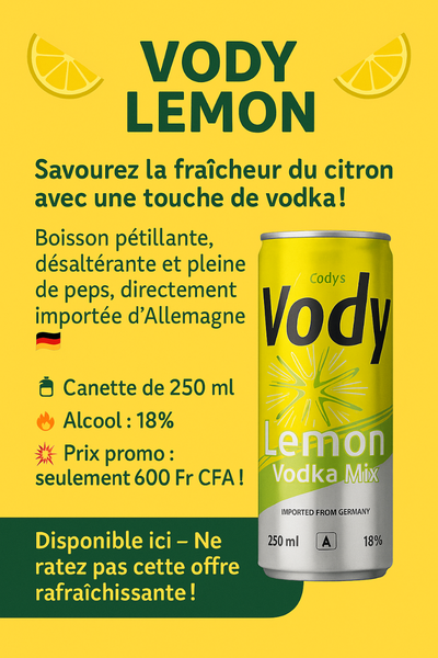Vody Lemon Vodka Mix
