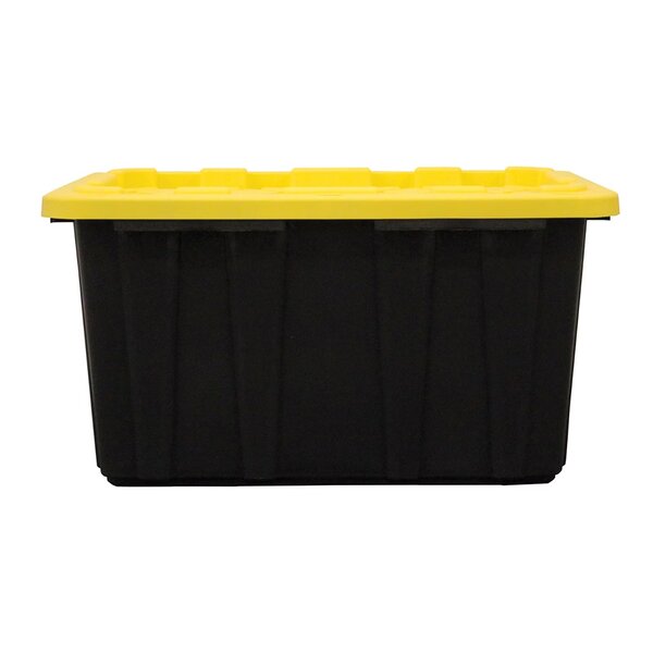 Berkley Jensen black and yellow container (27 gallons)