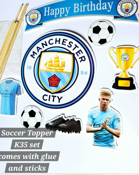 Soccer Topper for decorating cakes