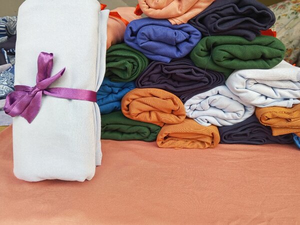 Foulard coton / tricot grand