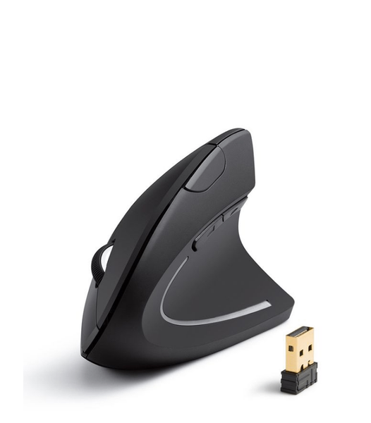 Souris verticale ergonomique rechargeable RGB Noir