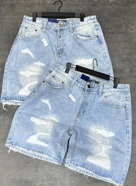 Shorts en jeans décontractés pour homme