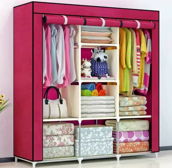 Armoire à vêtements en Tissu, Placard Portable, Armoire de R