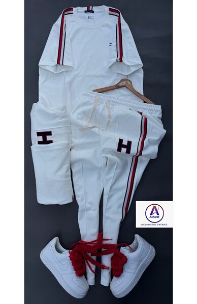 Ensemble de sport blanc chic