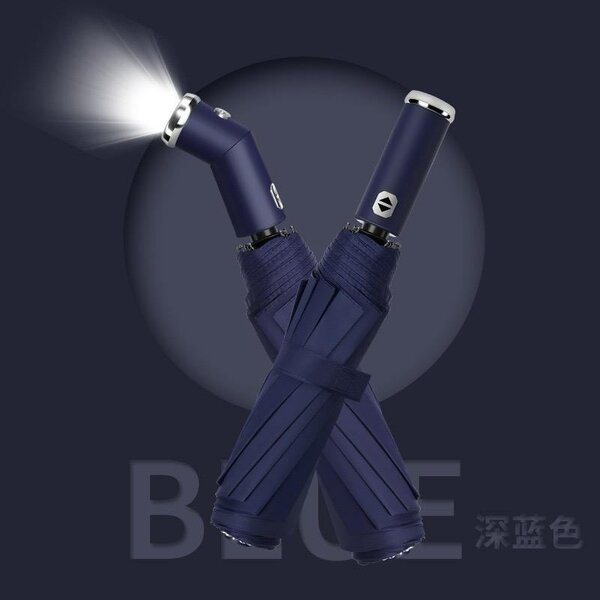 Parapluie automatique avec lampe LED