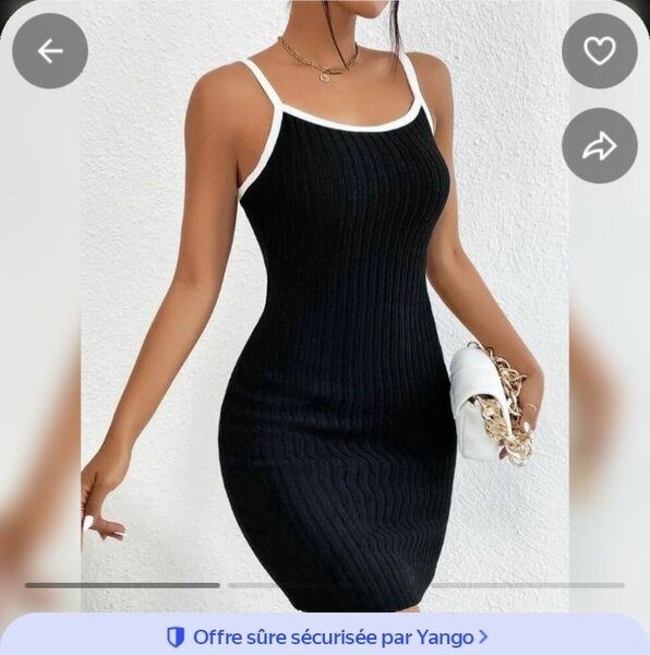Robe moulante sans manches élégante
