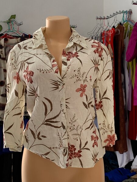 Chemisier Floral Élégant Femme