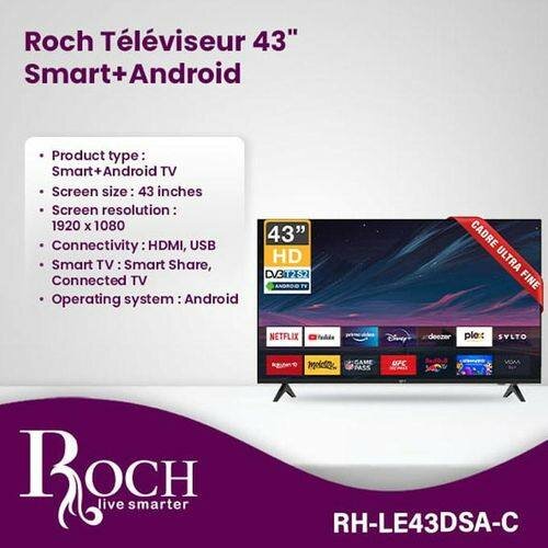 Téléviseur 43" Smart Android