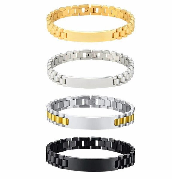 Bracelet homme en acier inoxydable