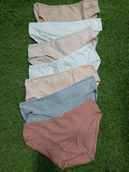 6 pieces cotton panties for adults