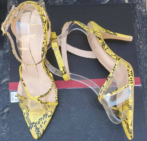 Yellow heels