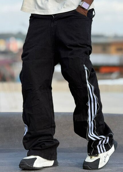 Pantalon cargo homme noir