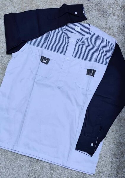 Chemise Homme Élégante Manches Longues