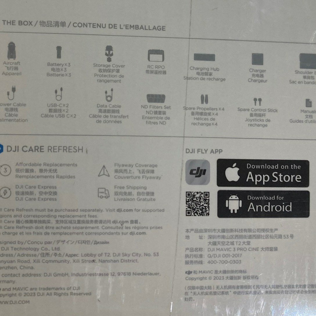 DJI Mavic 3 Pro Cine Combo