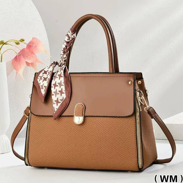 Sac à main élégant marron