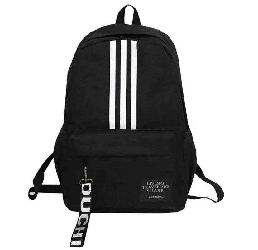 Sac à dos de voyage noir et rouge