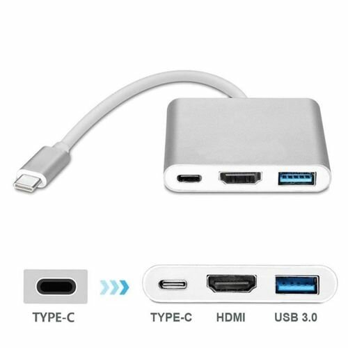 Adaptateur USB-C 3 en 1