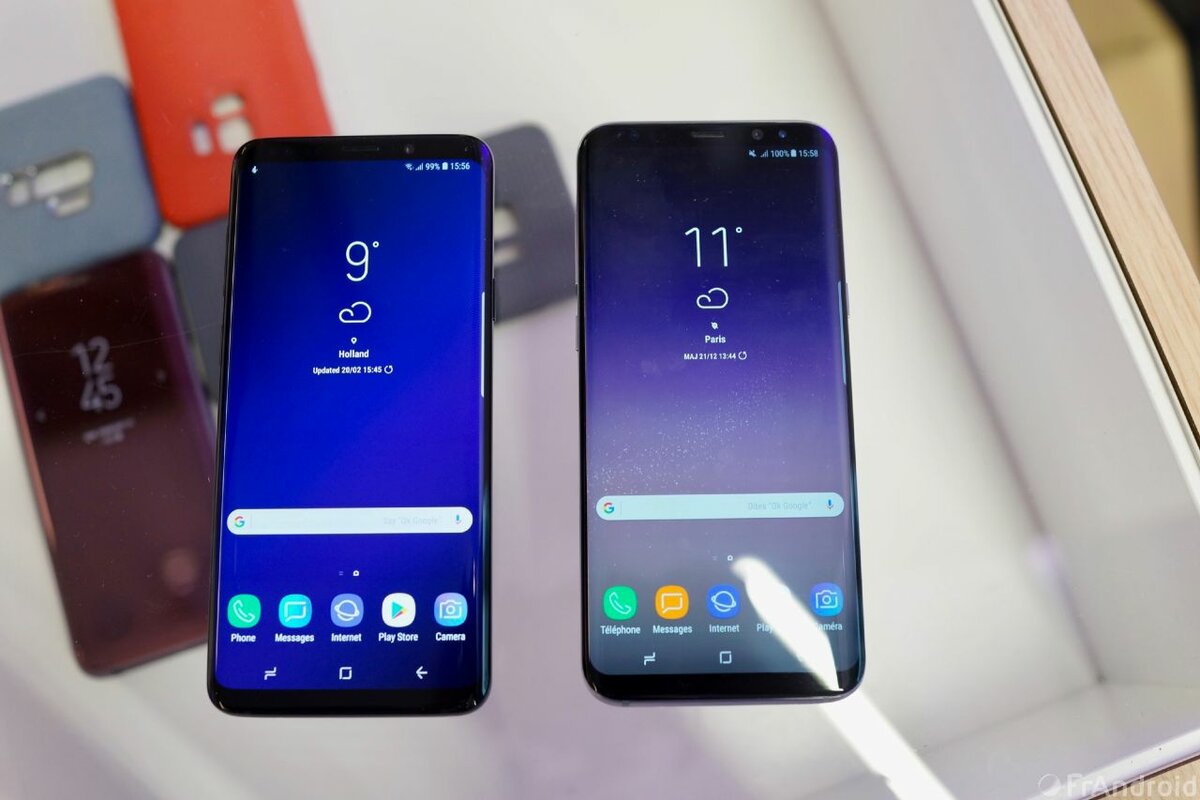 Samsung Galaxy S8 et S9
