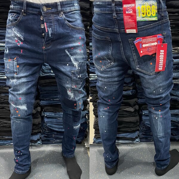 Jeans denim homme tendance