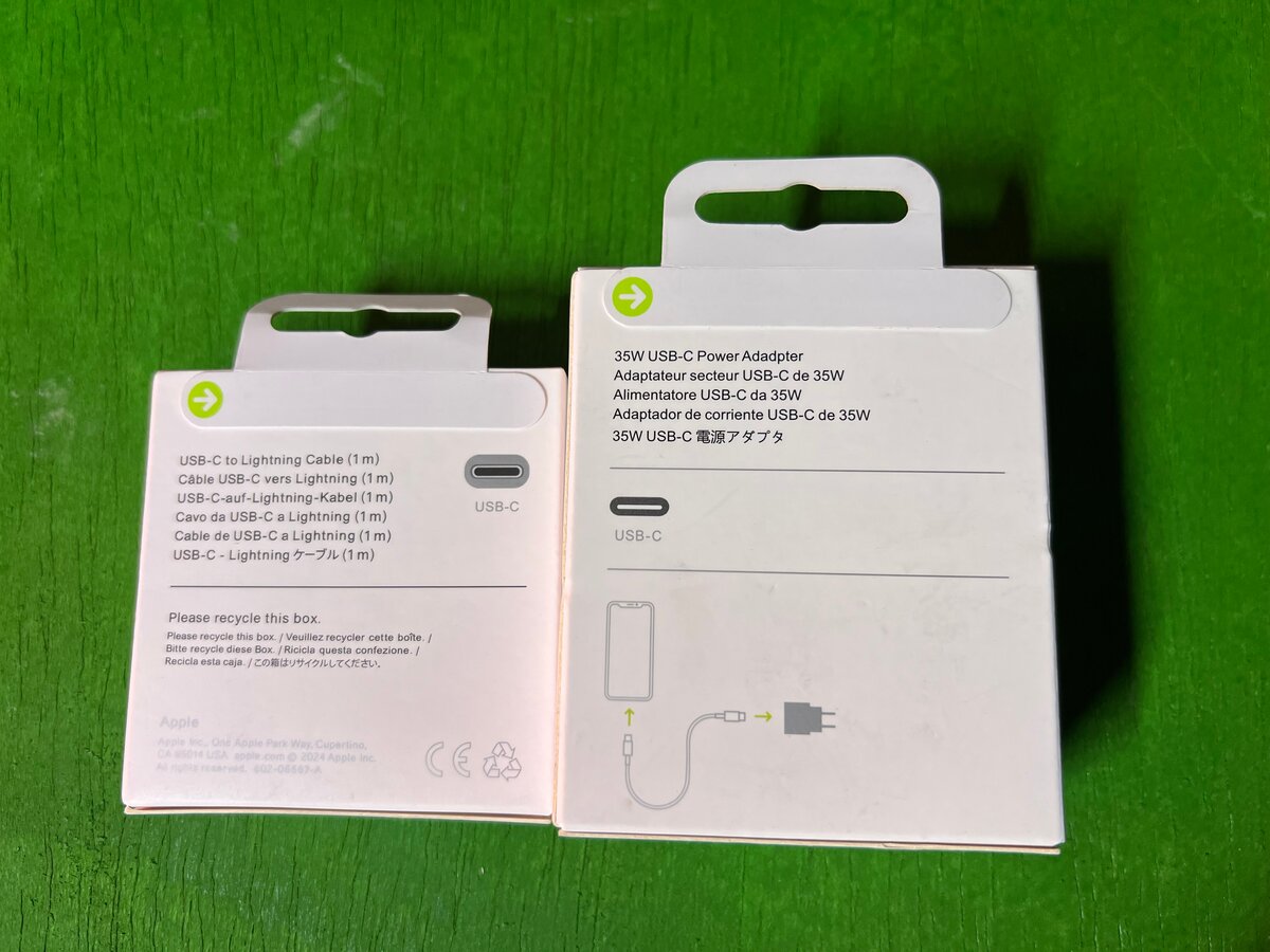 Adaptateur USB-C 35W et câble Lightning