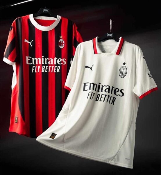 Maillot 2 foot Milan AC