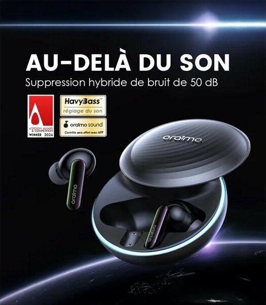 Écouteurs Oraimo Anti-Bruit