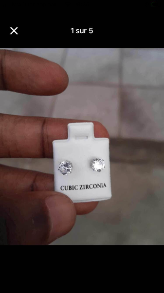 Boucles doreilles zircon